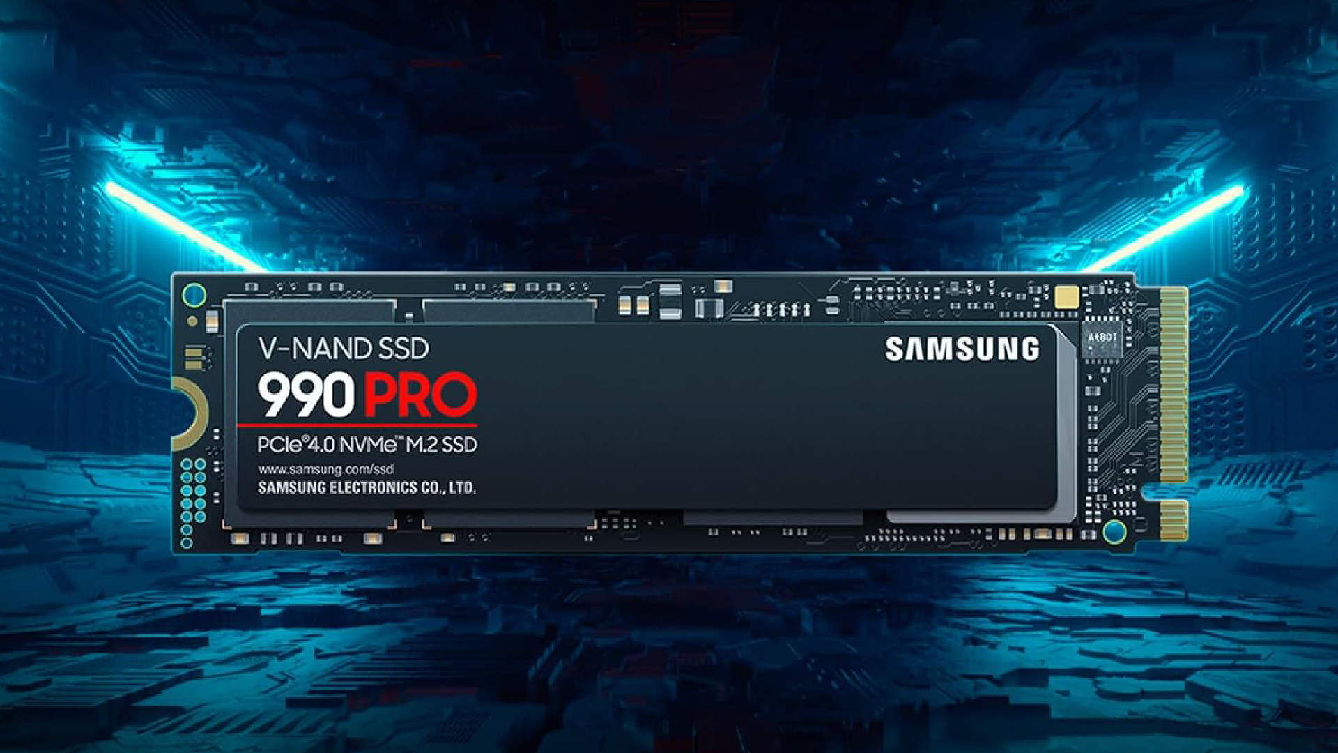 Samsung 990 PRO NVMe M.2 SSD, 2 TB, PCIe 4.0, 7.450 MB/s Lesen